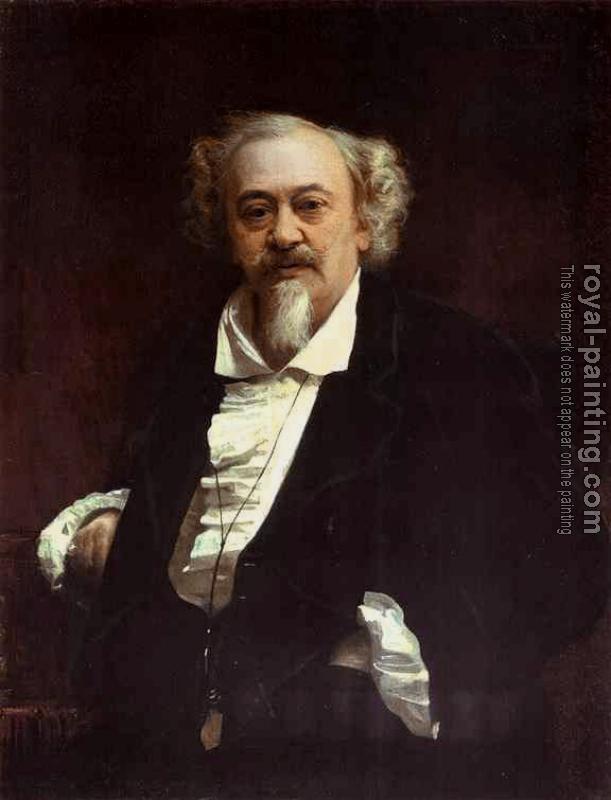 Ivan Nikolaevich Kramskoy : Portrait of the Actor Vasily Samoilov